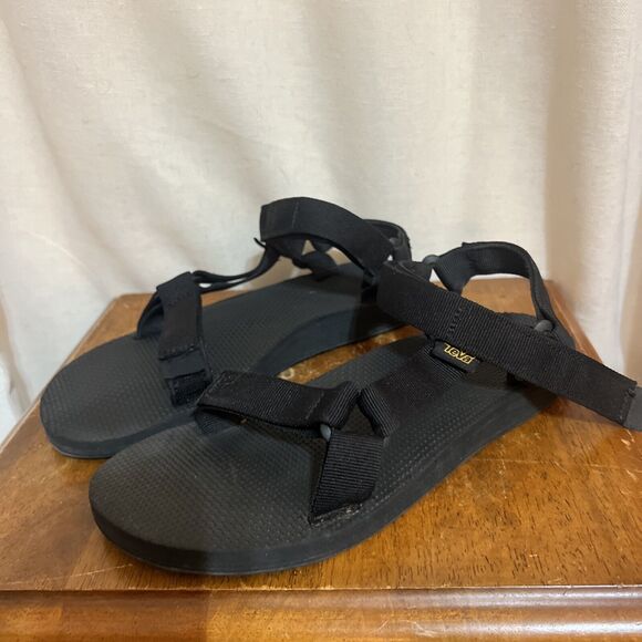 Teva Womens Size 8 Black Midform Universal Platform Sandals 1090969 Walking - Picture 9 of 10